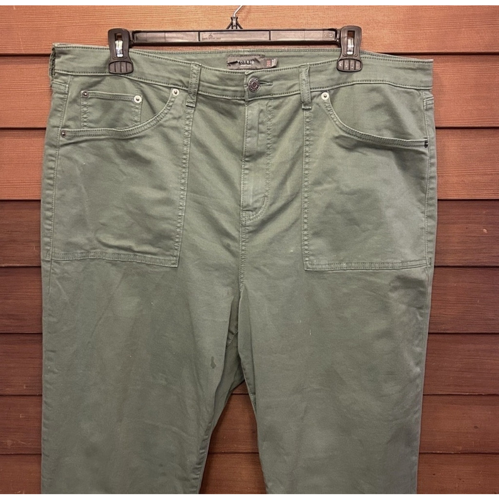Torrid green high-rise jeans- pants- Size 20R